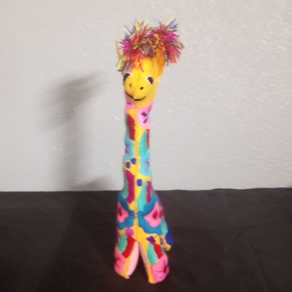 Colorful Plush Giraffe Toy ( Box ED ) - Picture 2 of 4